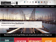 Tablet Screenshot of morbihan-auto.com